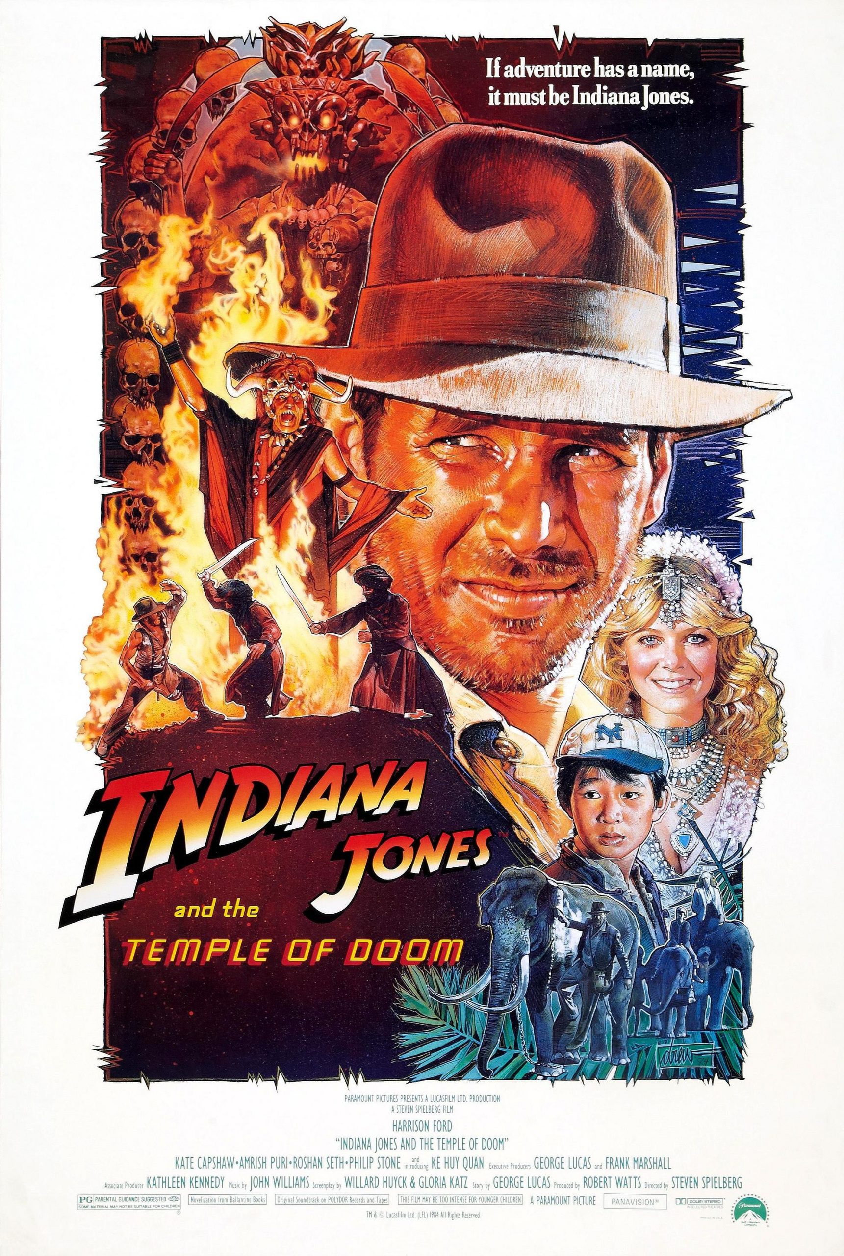 ดูหนังออนไลน์ฟรี INDIANA JONES 2 AND TEMPLE OF DOOM (1984) ขุมทรัพย์สุดขอบฟ้า 2