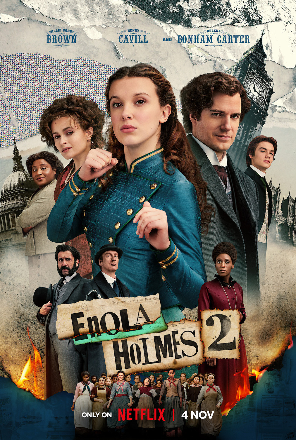 ดูหนังออนไลน์ฟรี Enola Holmes 2 เอโนลา โฮล์มส์ 2 (2022) พากย์ไทย