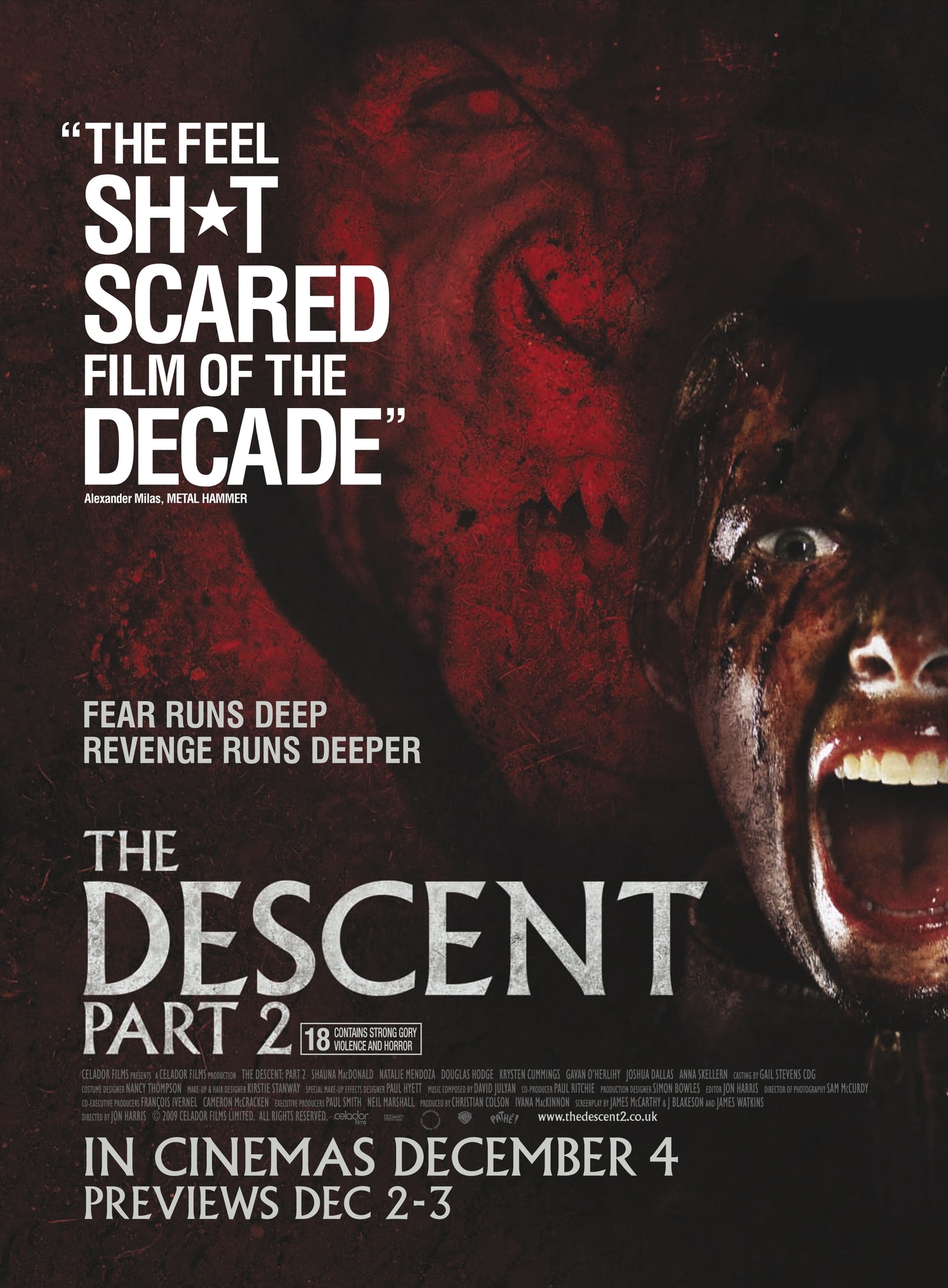 ดูหนังออนไลน์ฟรี The Descent Part 2 หวีดมฤตยูขย้ำโลก 2 (2009) พากย์ไทย