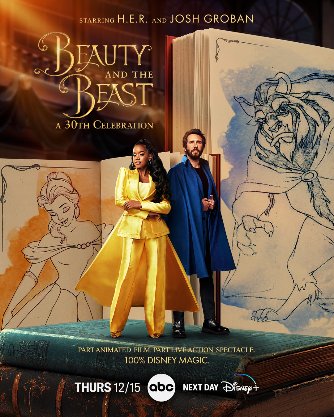 ดูหนังออนไลน์ฟรี Beauty and the Beast A 30th Celebration (2022)