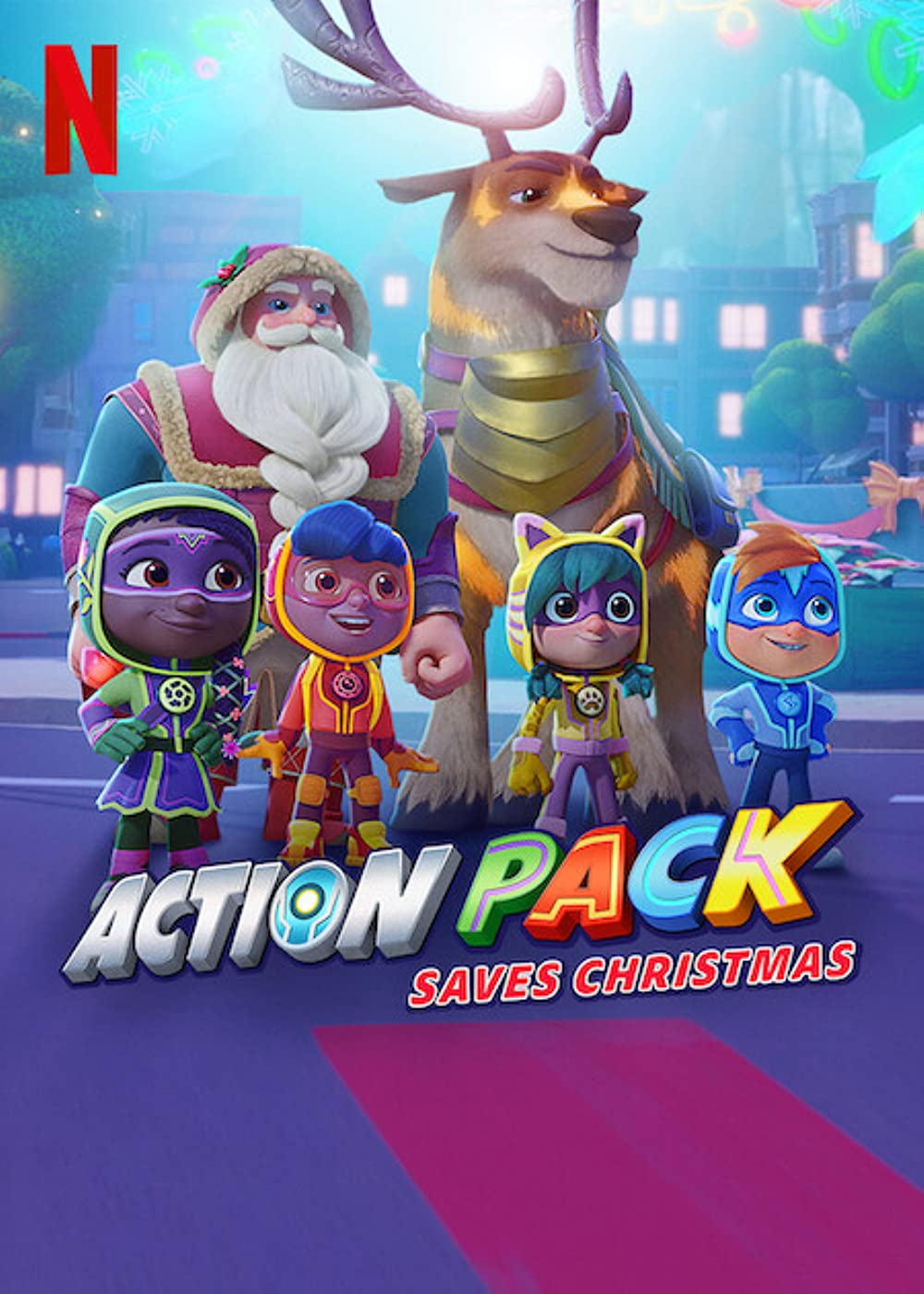 ดูหนังออนไลน์ฟรี The Action Pack Saves Christmas (2022) พากย์ไทย