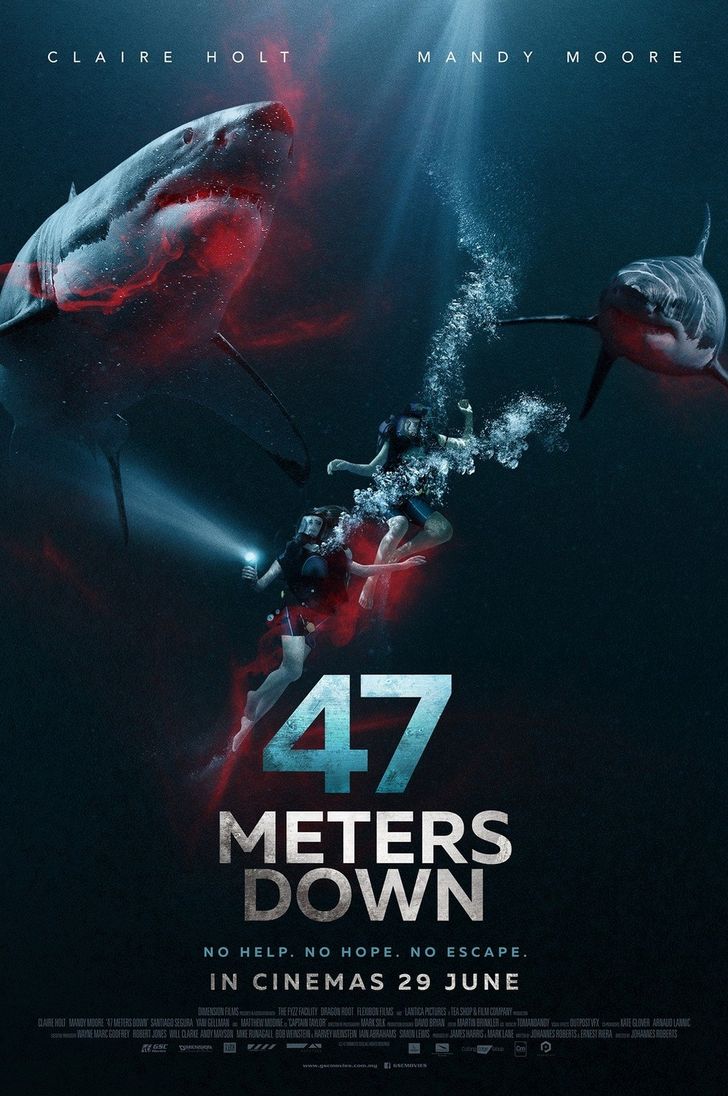ดูหนังออนไลน์ฟรี Meters Down ดิ่งลึกเฉียดนรก 2017 พากย์ไทย