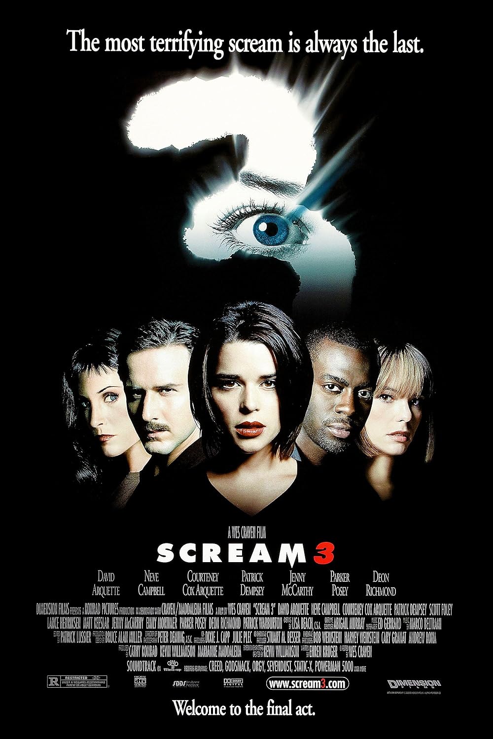ดูหนังออนไลน์ฟรี Scream สครีม 3 หวีดสุดท้าย..นรกยังได้ยิน 2000 พากย์ไทย